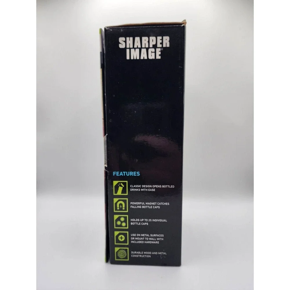 Bottle Opener Magnetic Sharper Image Cap Collector Beer Bar Soda Pop